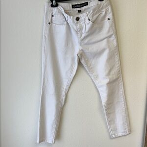 Women's White Ankle Jeans